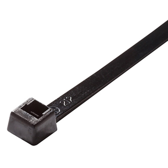 ACT Intermediate Cable Ties, 11", UV Black, 100/Pkg (AL-11-40-0-C)