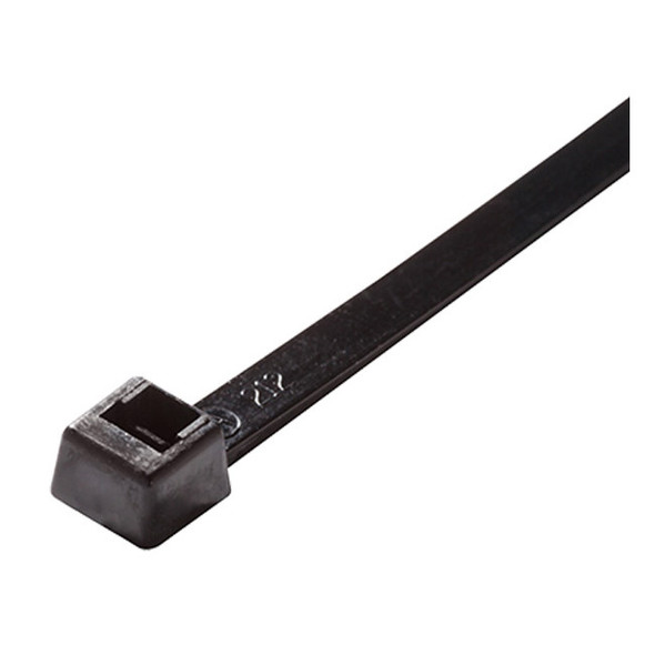 ACT Intermediate Cable Ties, 11", UV Black, 100/Pkg (AL-11-40-0-C)