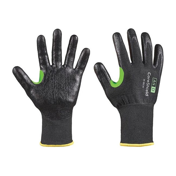 Cut-Resistant Gloves, Cut Level A4 ,Dipped ,Nitrile ,Smooth ,M 1 PR