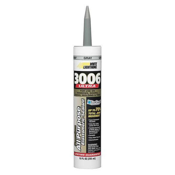 Hybrid Sealant, 10 oz, Cartridge, Gray, Hybrid Base, 3006 Ultra