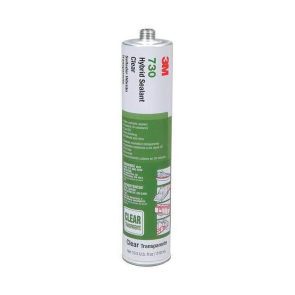 3m Polymer Sealant, 10 oz, Cartridge, Clear, Polymer Base, 730 UV 730 UV