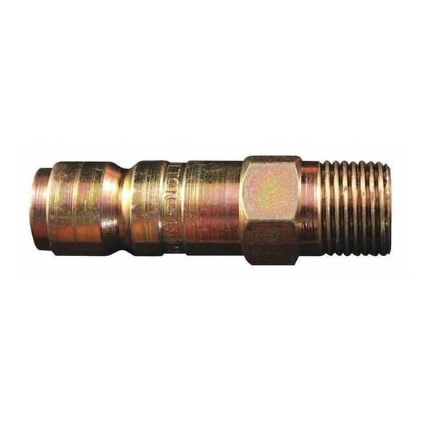 Milton G Style Plug, 3/8 in MNPT, Steel, PK5 1819