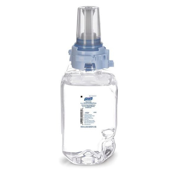 Purell Advanced Hand Sanitizer Foam, 700mL ADX-7 Refill, PK4 8705-04