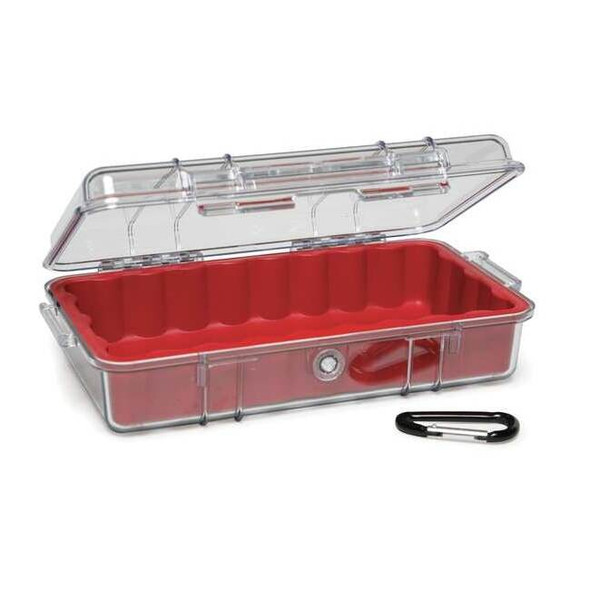 Pelican Micro Case,Red,9.37 x 5.56 x 2.62 In 1060