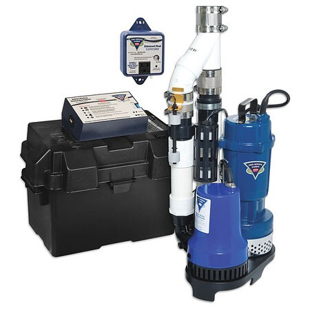 Pro Series Pumps Sump/Battery Backup System,10Amps Backup PS-C22