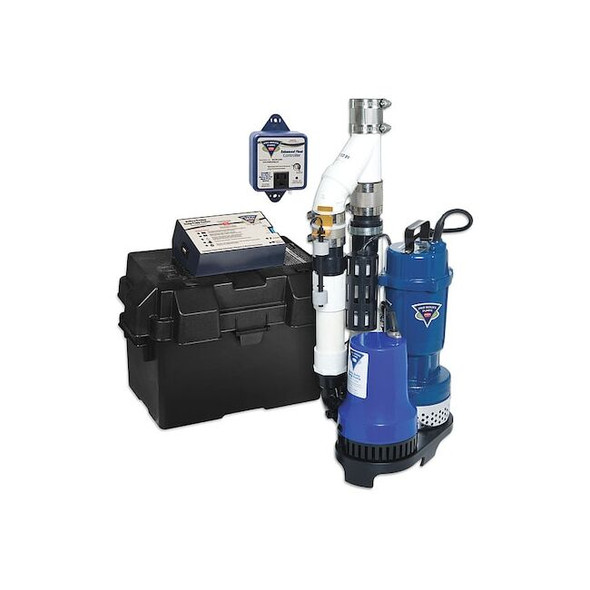 Pro Series Pumps Sump/Battery Backup System,10Amps Backup PS-C22