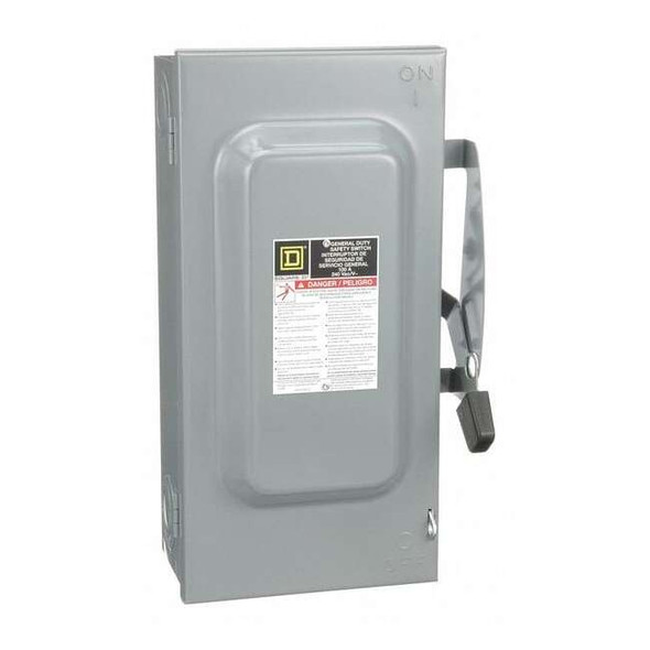 Square D Fusible, Safety Switch, General Duty, 240 V, 2PST D223N