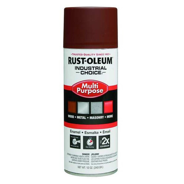 Rust-Oleum Spray Primer, Red, Flat, Solvent, 12 oz. 1667830
