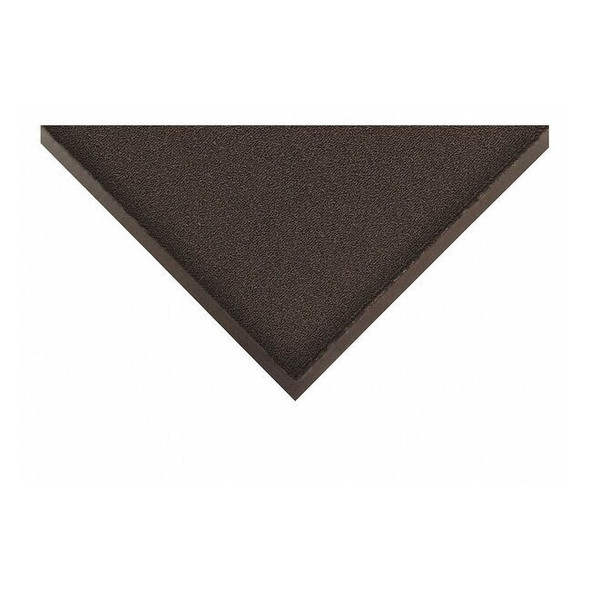 Entrance Mat, Polypropylene, 3/8 in Thick, Black, 4 ft W x 10 ft L