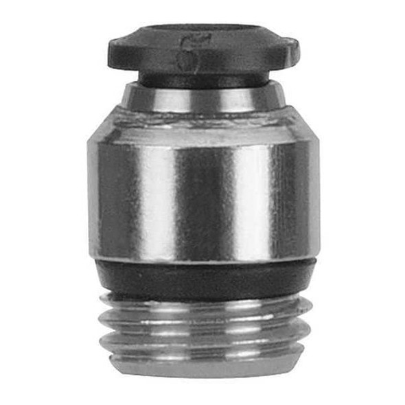 Aignep Usa Male Connector,4mm Tube Sz,Brass,PK5 50010N-4-1/8-PK5