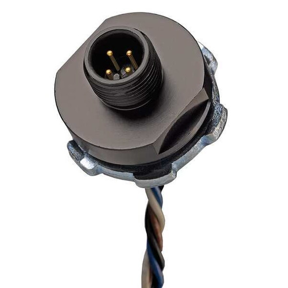 Brad Harrison External Thread Receptacle, 4 A, Black 8R5006A18A120