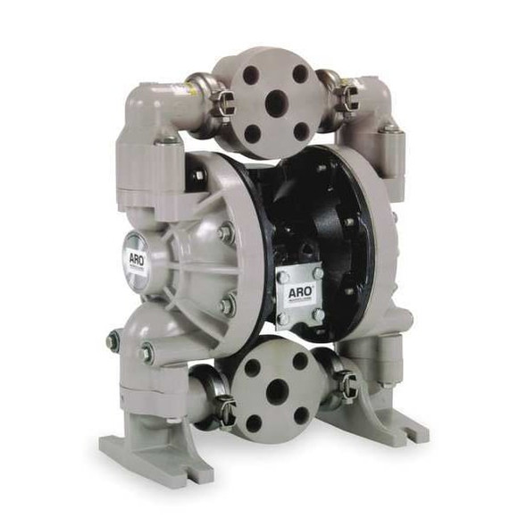 Double Diaphragm Pump, Polypropylene, Air Operated, PTFE, 47 GPM