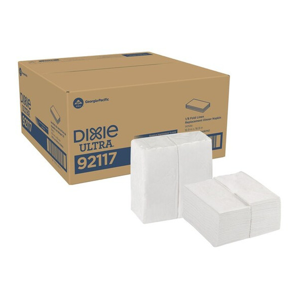 Dixie Fold Linen Dinner Napkins 1/8,PK400 92117