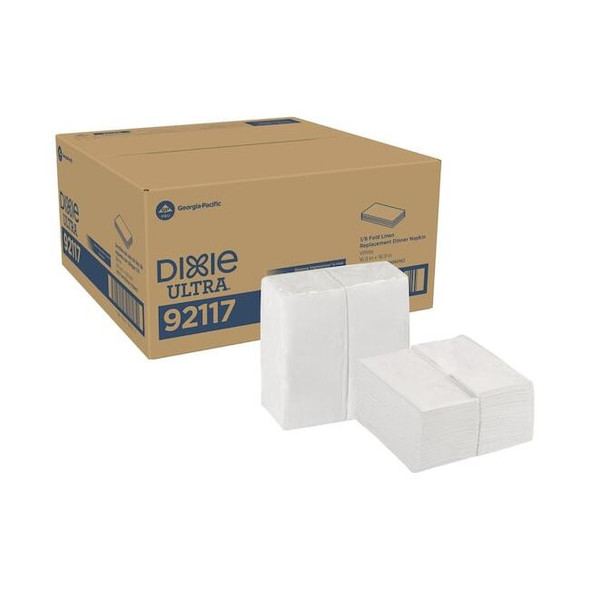 Dixie Fold Linen Dinner Napkins 1/8,PK400 92117