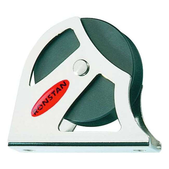Ronstan Pulley Block,Mounted, SS, 1,100 lb Limit RF50171
