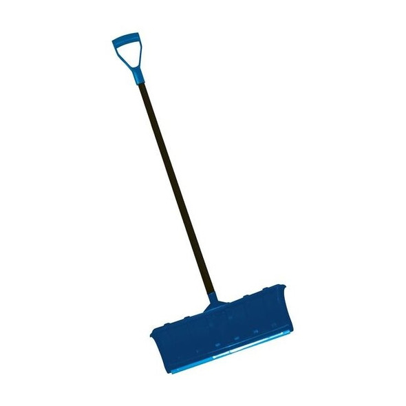 Snow Shovel, 22 1/4 in W x Aluminum, Plastic Blade, 45 in L Steel Handle