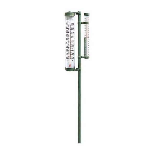 Acurite Post Mtd Rain Gauge/Thermometer 02345A3