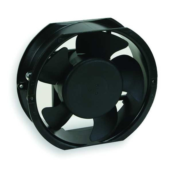 Dayton Axial Fan, Round, 115V AC, 1 Phase, Aluminum, 5 15/16 in W. 2RTK7