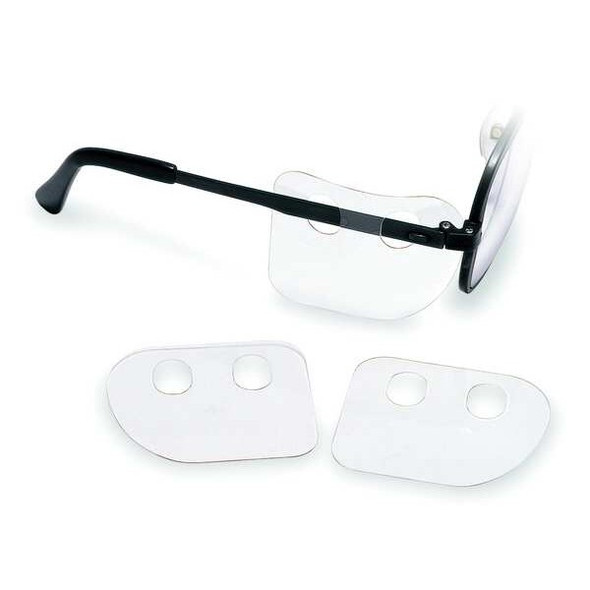 Slip-On Sideshield, Removable Shields For Eyewear, Clear, Universal Fit, PK10