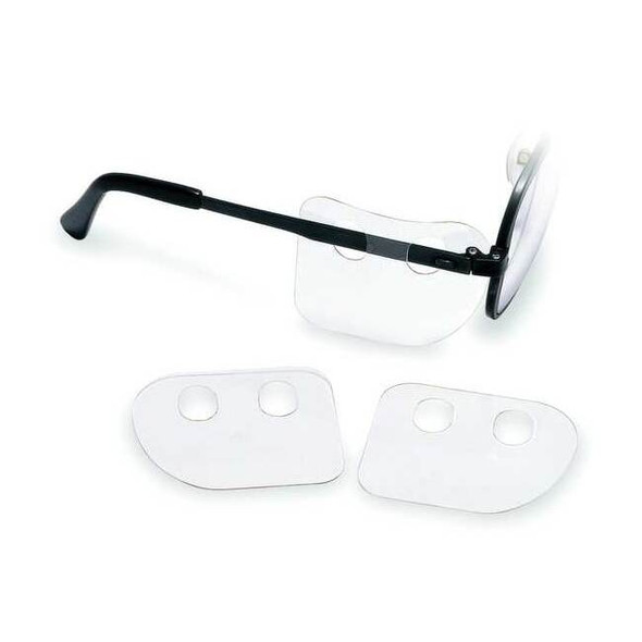 Slip-On Sideshield, Removable Shields For Eyewear, Clear, Universal Fit, PK10