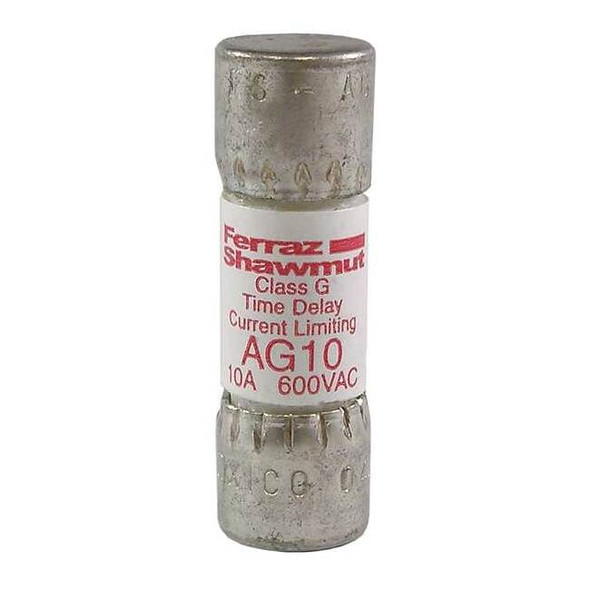 Mersen UL Class Fuse, G Class, Time-Delay, 15A, 600V AC, Non-Indicating AG15