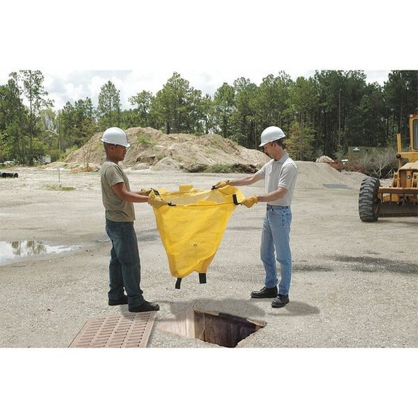 Ultratech Catch Basin Insert,Yellow,4" H,15" L 9341