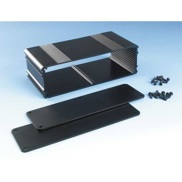 Screws Electrical Enclosures, 3.16 in H, 2.11 in D, 6.69 in W, 4, Aluminum