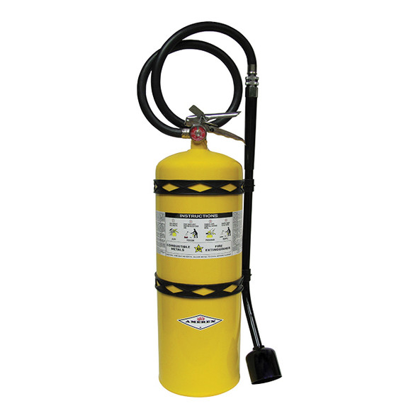 Amerex® 30 lb Sodium Chloride Fire Extinguisher w/ Brass Valve & Wall Hook