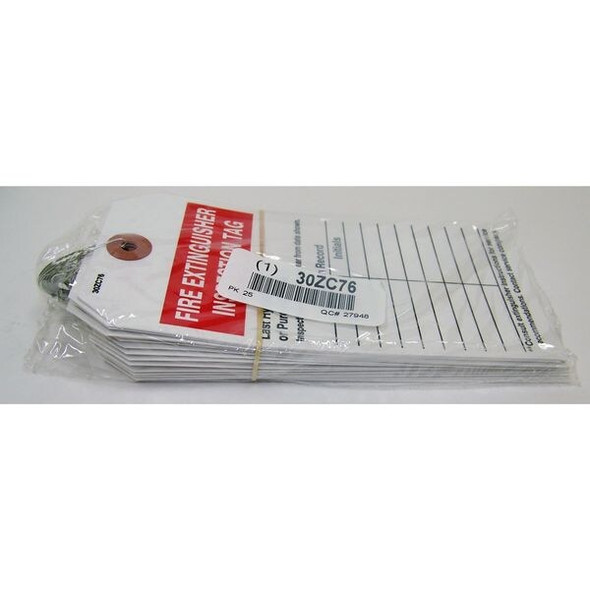 Manufacturer Varies Tag,White,5-3/4inH,2-7/8inW,PK25 30ZC76