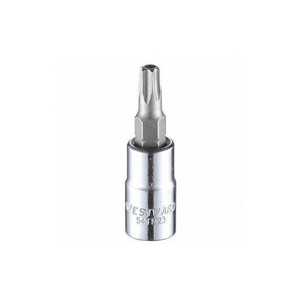 1/4 in Drive Tamper Resistant Torx(R) Socket Bit SAE T27 Tip, 1 7/8 in L