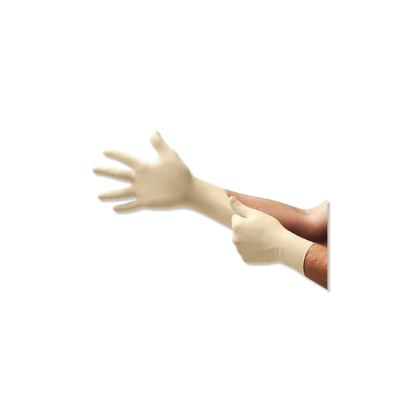 Diamond Grip™ MF-300 Latex Powder-Free Disposable Gloves, 6.3 mil Palm/7.9 mil Finger, X-Large, Natural