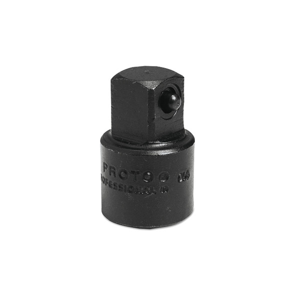 Impact Socket Adapter, 3/8 in Female Dr, 1/2 in Male Dr, 1-5/16 in L, Pin Lock