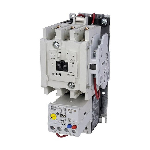 NEMA Magnetic Motor Starter, Non-Reversing, 1NO, 120V AC, 3 P