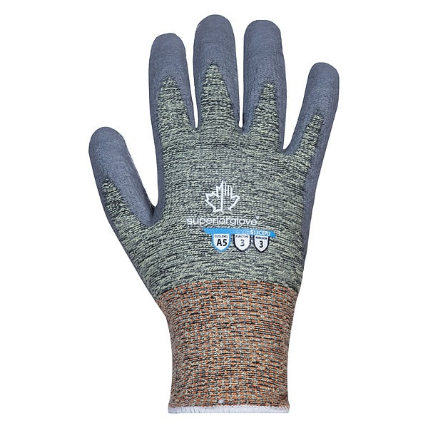 Cut-Resistant Gloves, Cut Level A5 ,Dipped ,Polyurethane ,Smooth ,S 1 PR