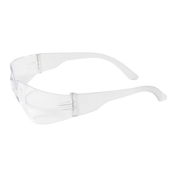 ZENON Z12, Safety Glasses, Uncoated, Clear Lens, Clear Frame, Frameless