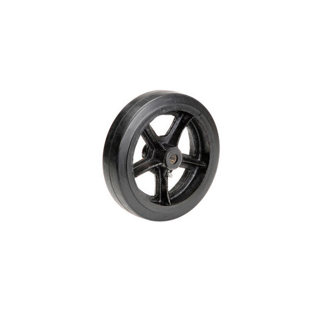 Global Industrial 10"" x 2-1/2"" Mold-On Rubber Wheel - Axle Size 3/4""