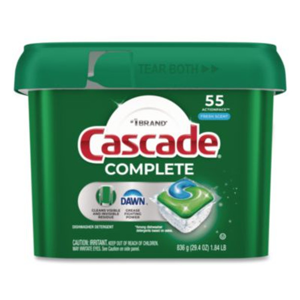 Cascade® Complete ActionPacs, Fresh Scent, 55/Pack 55196/60810