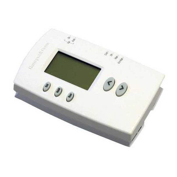 Low Voltage Thermostat, 5-2 Programs, 2 H, 1 C, Hardwired/Battery, 20/30VAC