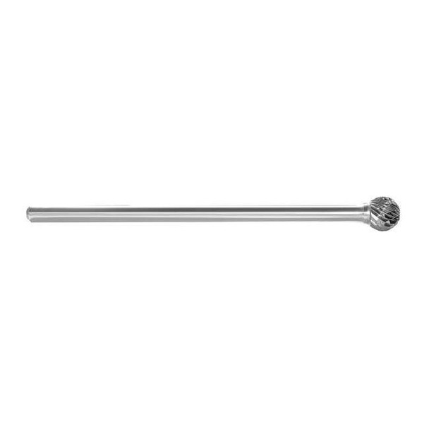 Manufacturer Varies Carbide Bur,Ball Shape,3/8 In,1/4 Shank 310-002710