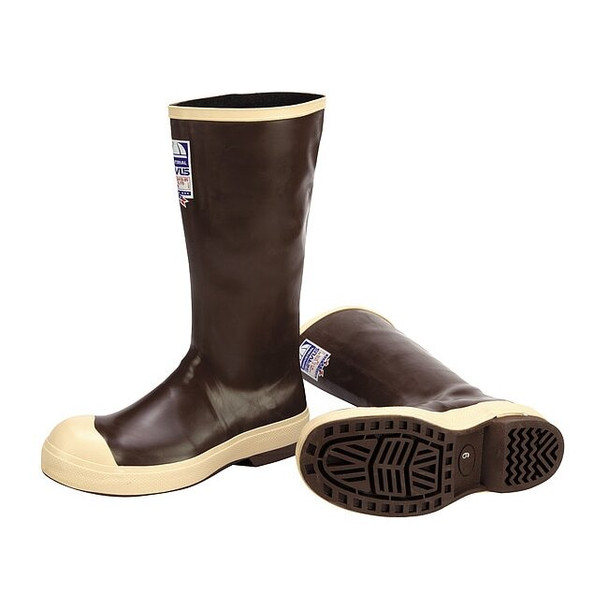 Honeywell Servus Men's Servus Rubber Boot, Steel Toe, 15" Height, Tan, 6 22214/6