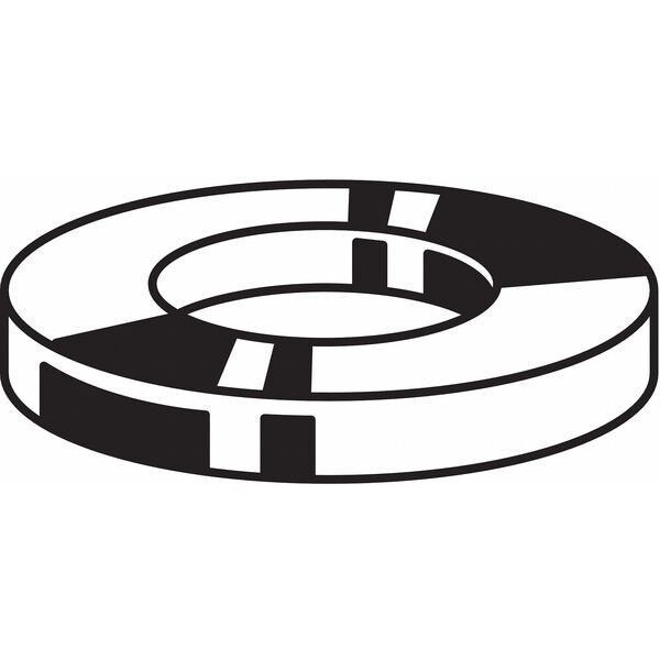 Flat Washer, For Screw Size 1 1/4" ,Stainless Steel Plain Finish, 5 PK