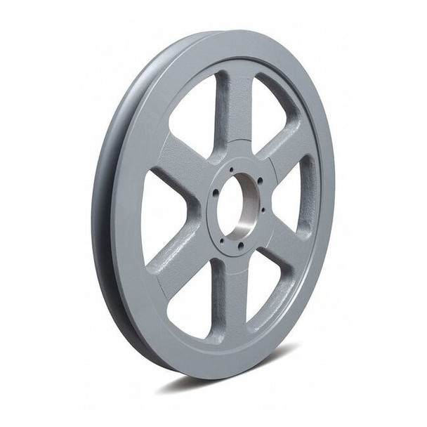 1/2 in to 2-1/2 in Quick Detachable Bushed Bore 1 Groove V-Belt Pulley 14 in OD