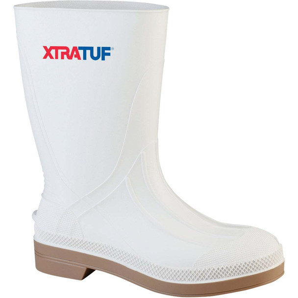 XtraTuf Men's Size 9 White PVC Shrimp Boot 75136-WHT-090