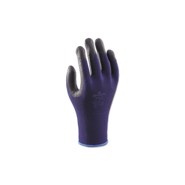 380 Coated Gloves, 9/X-Large, Black/Blue