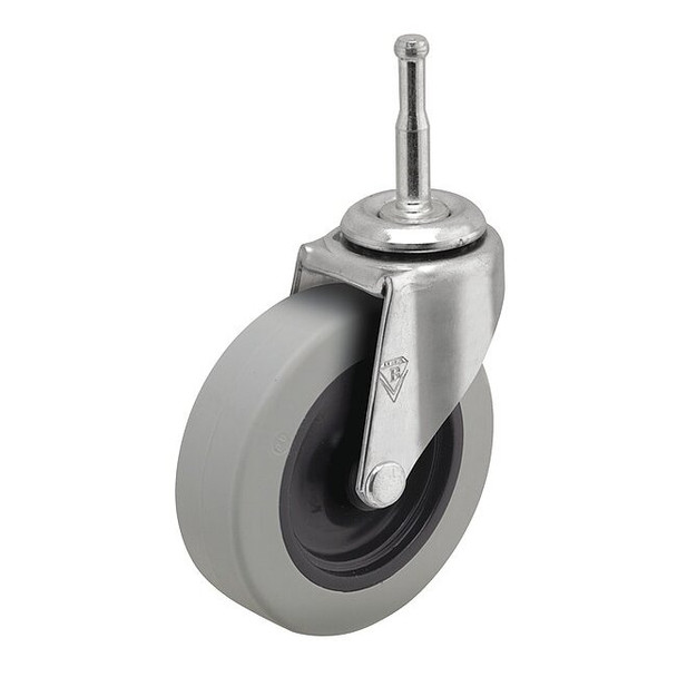 3" X 13/16" Non-Marking Polyurethane Swivel Caster, No Brake, Loads Up To 120 lb