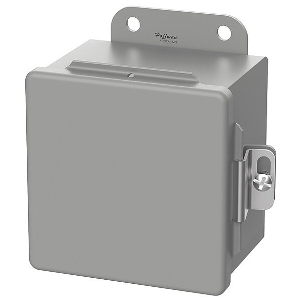 Screw Down Clamps Electrical Enclosures, 4 in H, 4 in D, 4 in W, 12, 13, Steel