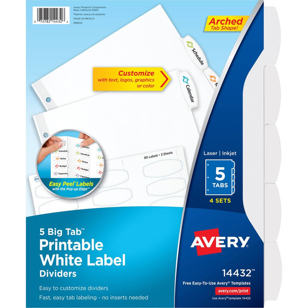 Avery&reg; Big Tab Tab Divider 14432