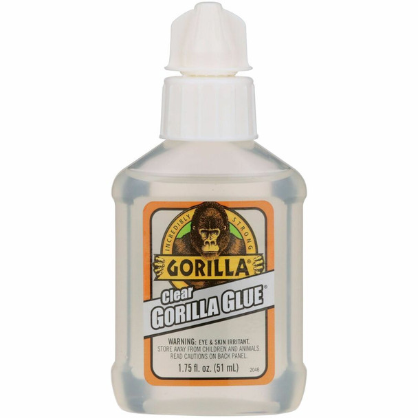 Gorilla Clear Gorilla Glue - 1.75 fl oz - Clear - 1 Each