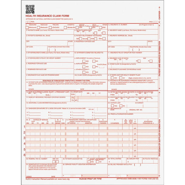 TOPS  Health Insurance Form 50135RV