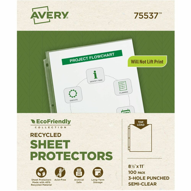 Avery&reg; EcoFriendly Sheet Protector 75537